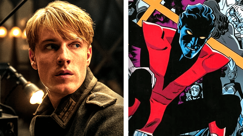 Nightcrawler from Marvel Comics and Louis Hofmann