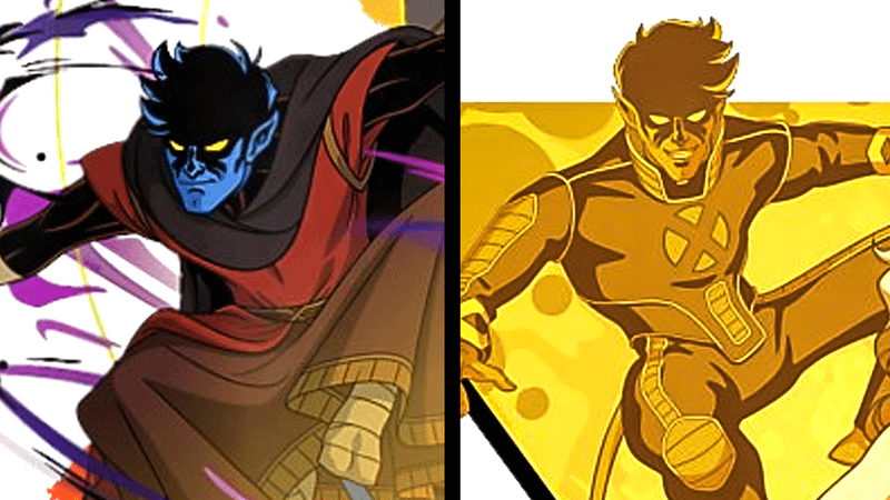 X-Men member Nightcrawler appears in different costumes in X-Men 97.