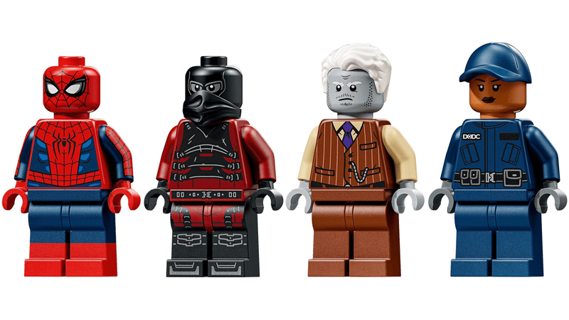 Spider-Man, Tombstone, Tarantula and DODC guard.