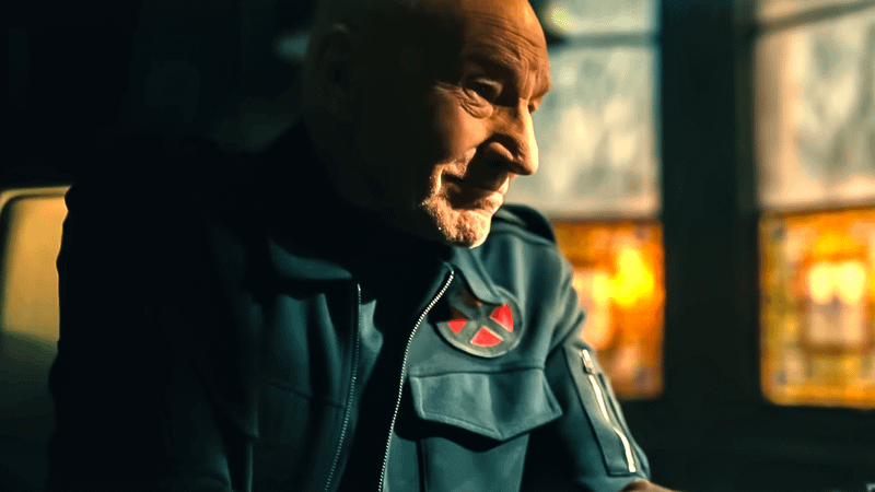 Patrick Stewart back as Charles Xavier.