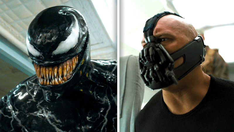Tom Hardy as Venom & Bane