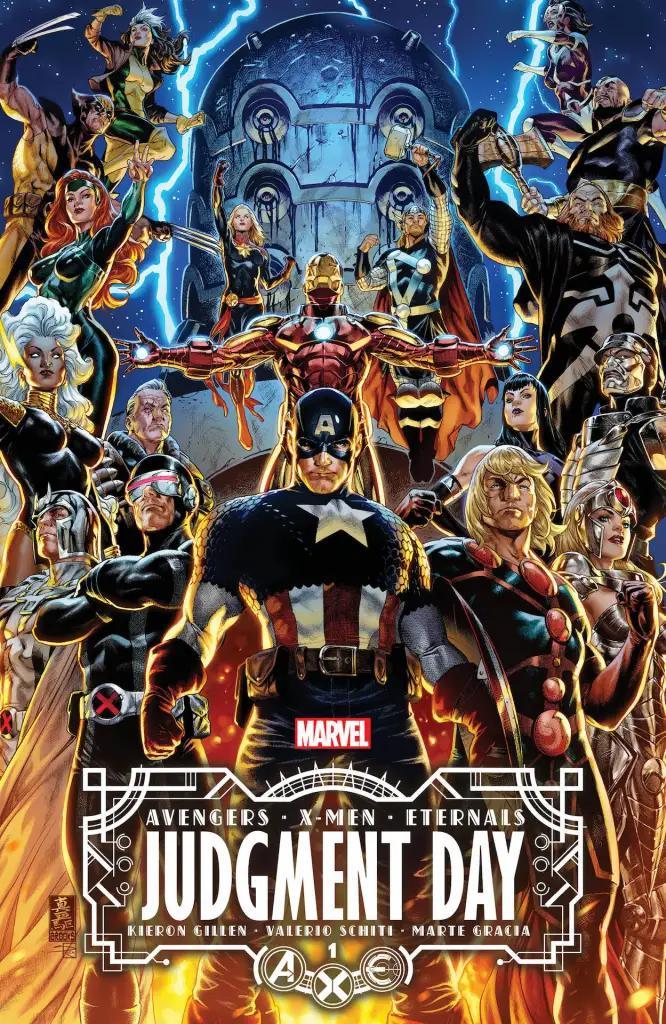 AXE Judgement Day comic book cover from Marvel Comics