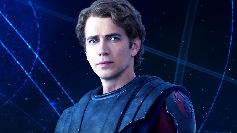 Hayden Christensen as Anakin Skywalker in a suit of Jedi armor in Ahsoka
