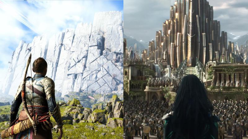 God of War Asgard Comparison