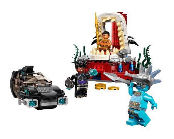 Black Panther, Shuri, Namor, LEGO