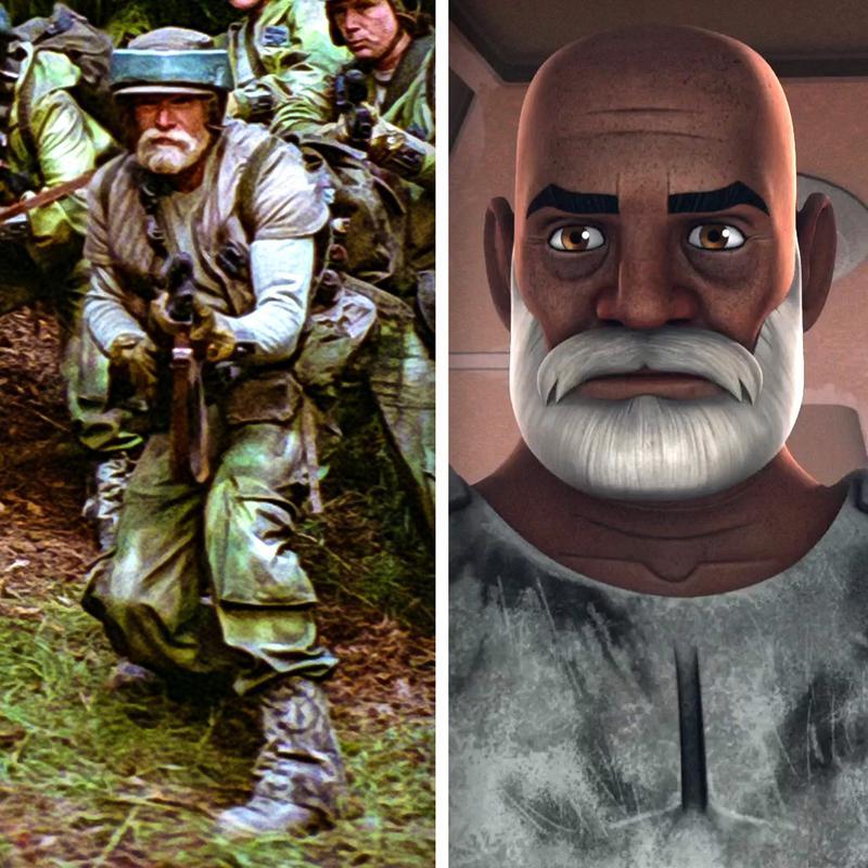 Nik Sant and Captain Rex comparison