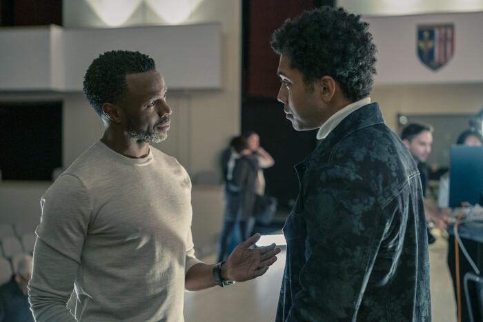 Sean Thomas Anderson as Polarity and Chance Perdomo as Andre Anderson in 