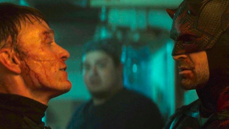 Bullseye and Daredevil on the run.