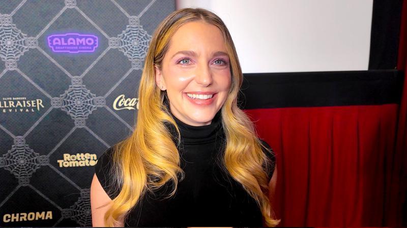Jessica Rothe at Beware Boiúna's Fantastic Fest premiere.
