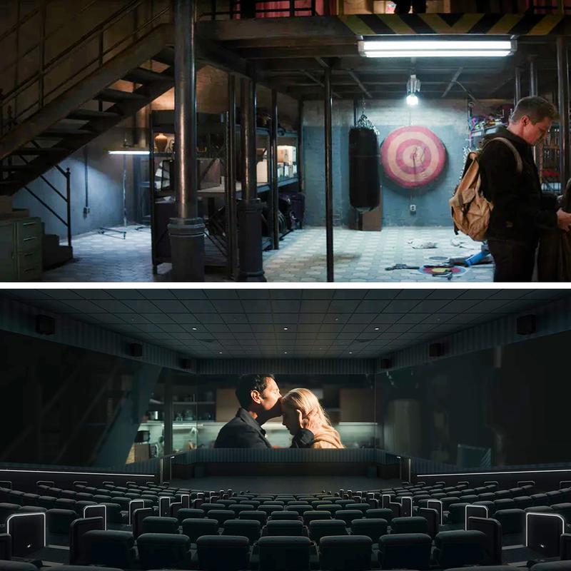 Kate Bishop apartment punch bag and target in Hawkeye, Avengers Doomsday trailer.