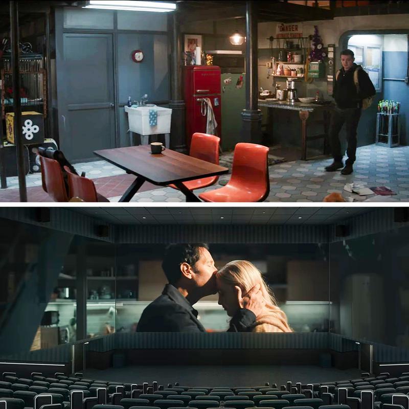 Kate Bishop apartment kitchen in Hawkeye, Avengers Doomsday trailer.