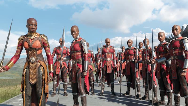 he Dora Milaje from Black Panther