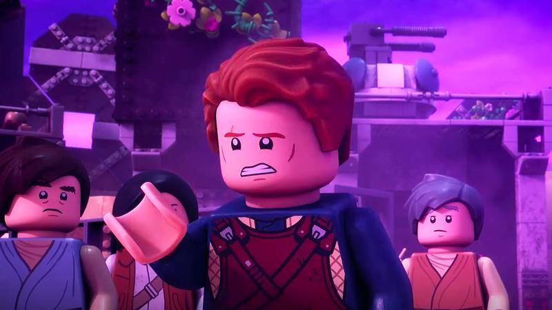 Cal Kestis in LEGO form holding out his hand in LEGO Star Wars: Rebuild the Galaxy: Pieces of the Past