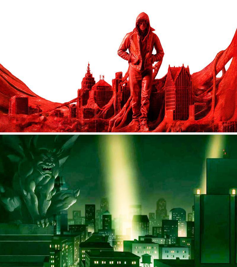 DC Studios Clayface movie, Gotham on poster vs Creature Commandos.
