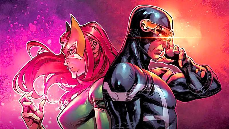 Jean grey and Cyclops together in Marvel Comics