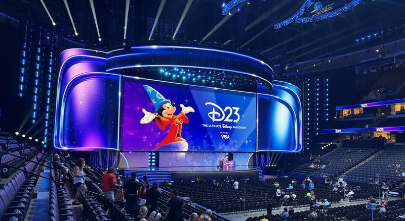 Disney Entertainment Showcase stage D23 2026.