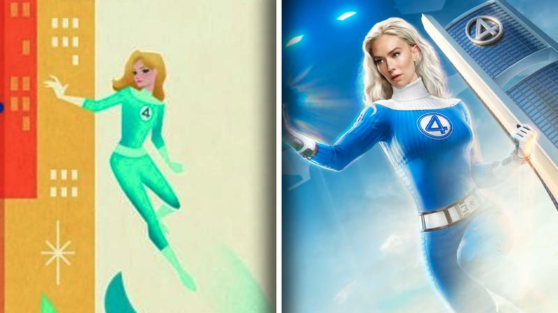 Sue Storm, D23 Expo Poster, The Fantastic Four First Steps.