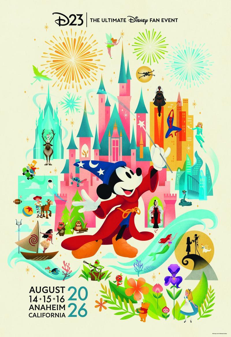 Disney D23 Expo 2026 poster. 