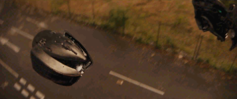 Damage Control's EDITH drones flying in VisionQuest.