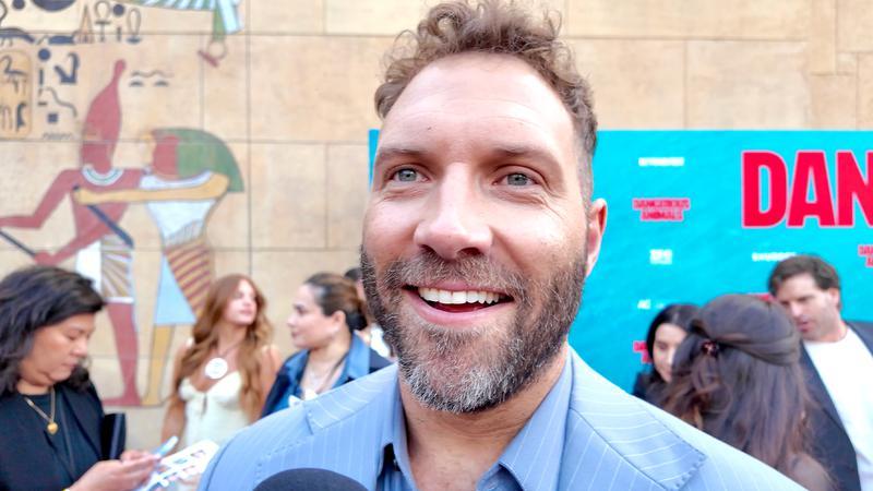 Jai Courtney at Dangerous Animals red carpet