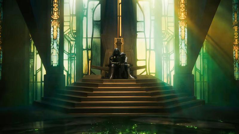 Avengers Doomsday, Doctor Doom sitting on throne.