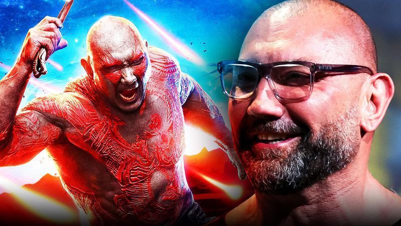 Drax portrayed by Dave Bautista