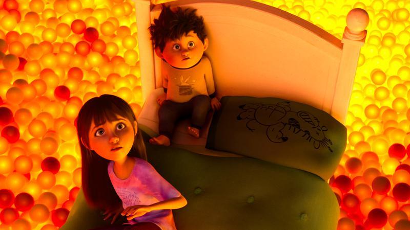 Elliot and Stevie in the dream world