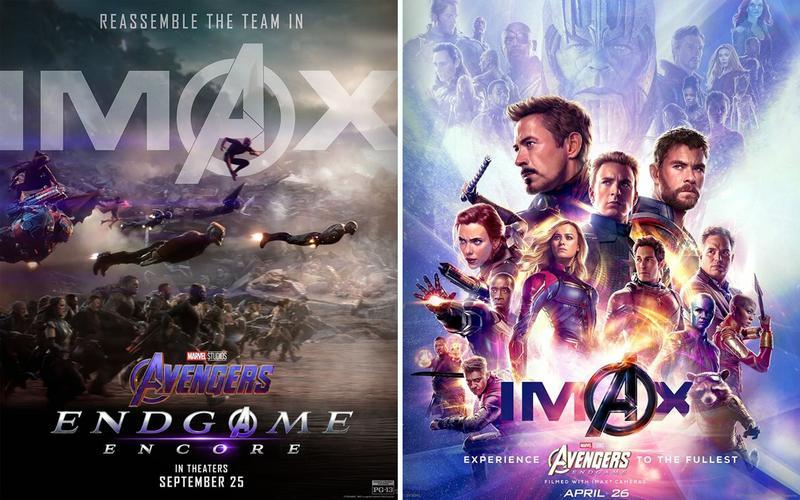 Avengers Endgame Encore IMAX Poster, Original IMAX Poster.