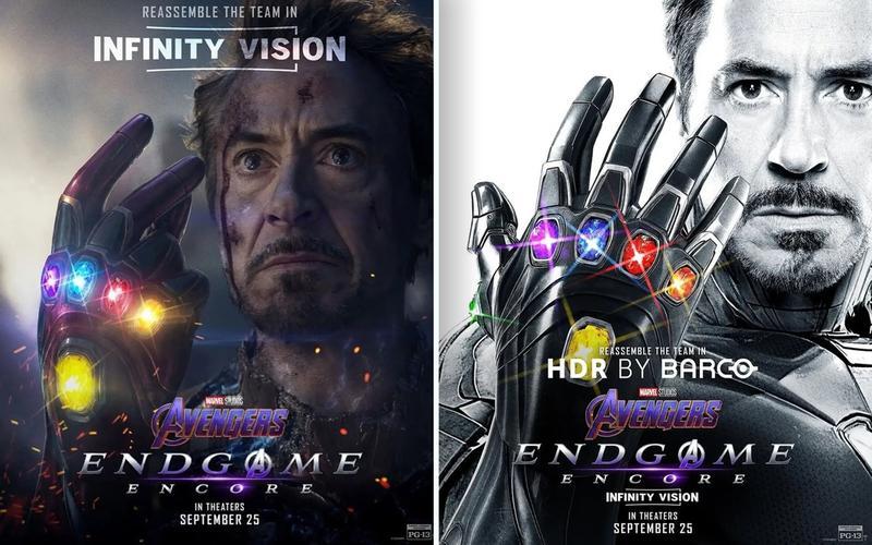 Avengers Endgame Encore Infinity Vision Poster, HDR by Barco Poster.