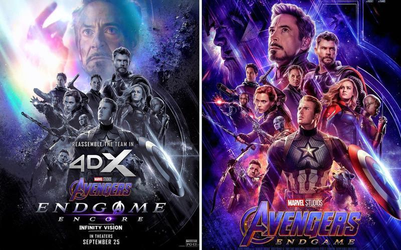 Avengers Endgame Encore 4DX Poster, Original Poster.