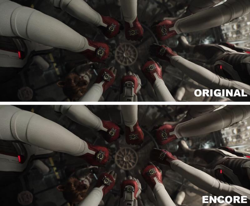Avengers Endgame vs Avengers Endgame Encore, Time Heist, Quantum suits.