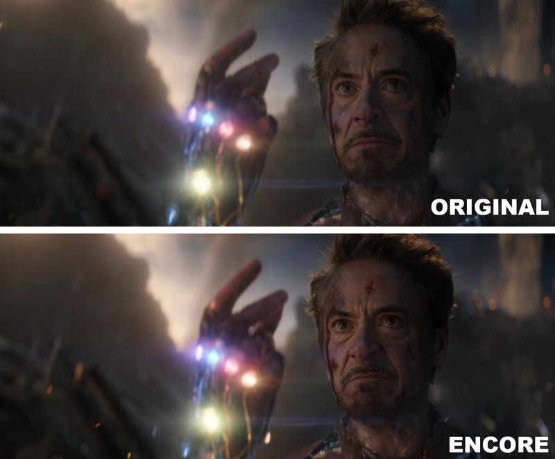 Avengers Endgame vs Avengers Endgame Encore, Tony Stark, I Am Iron Man Snap.