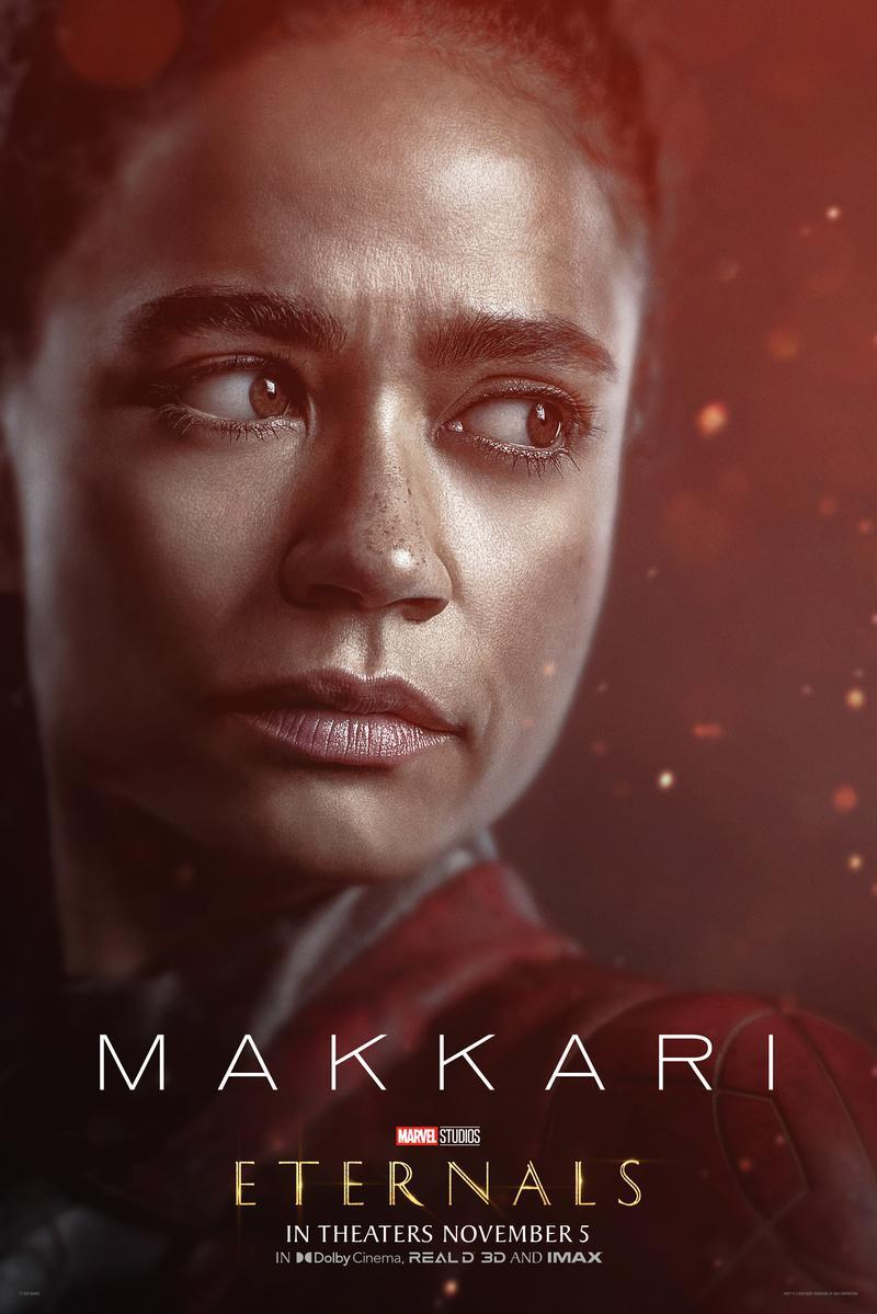 Eternals, Lauren Ridloff Makkari poster