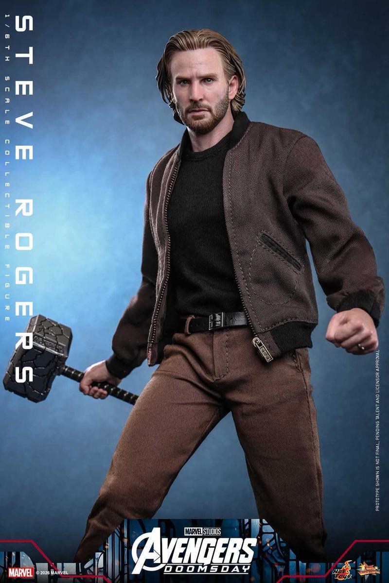 Steve Rogers' Hot Toys figure.