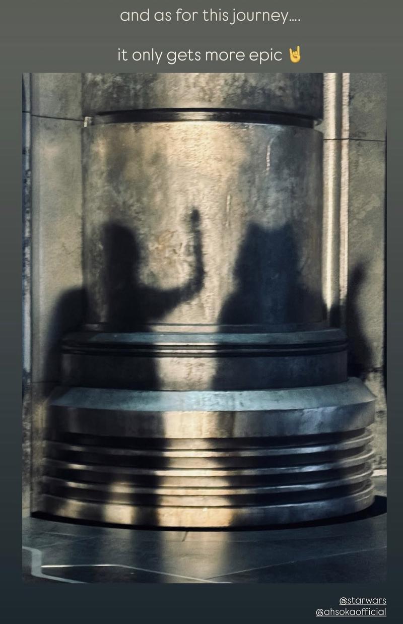 Ahsoka BTS pic