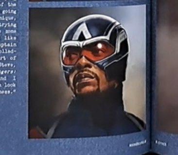 A Close-up of the unused Captain America suit from Captain America: Brave New World