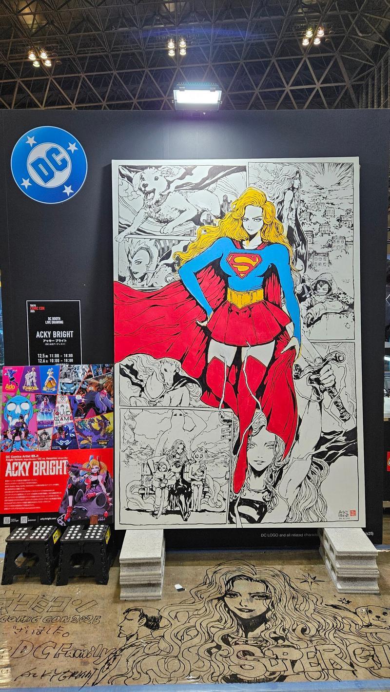 Acky Bright's live drawing