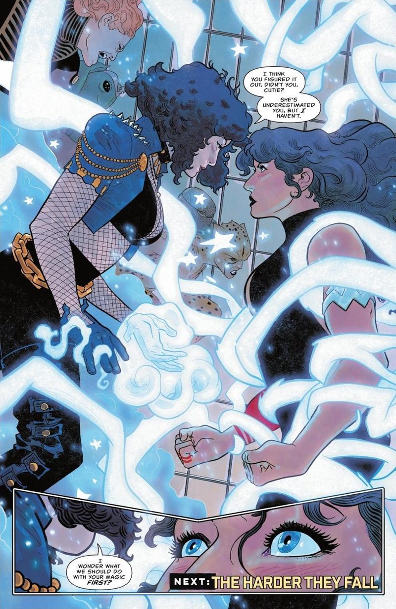 Zatanna vs. Absolute Wonder Woman in Absolute Wonder Woman # 16. 