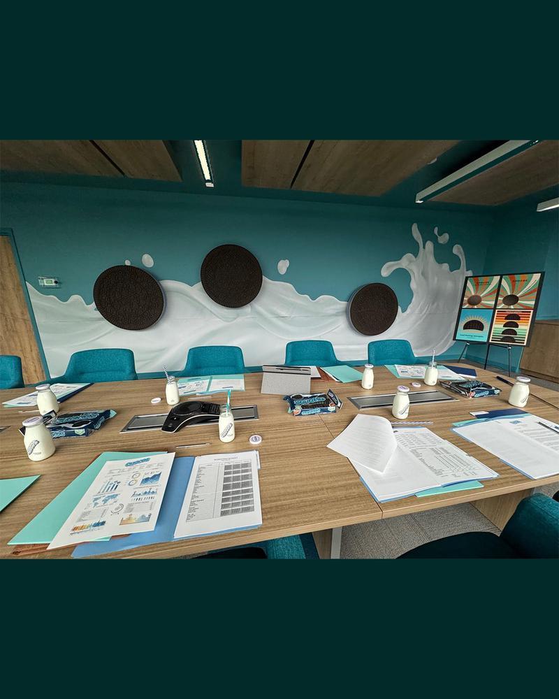 A look at the DCU Chocos board room.