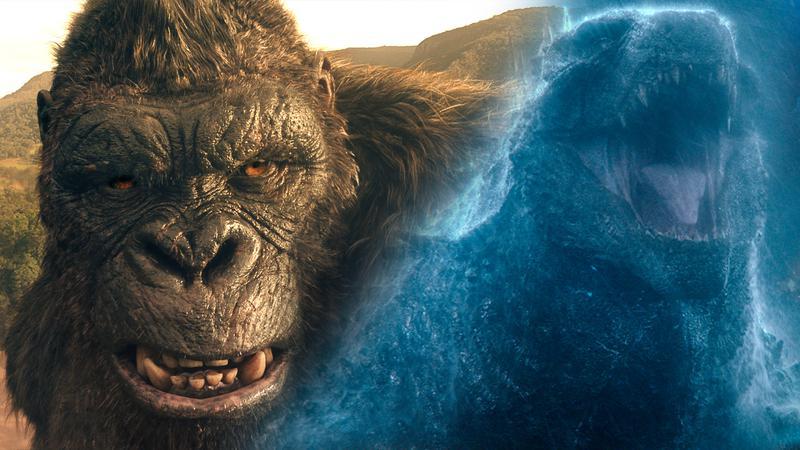 Kong and Godzilla in Monarch: Legacy of Monsters