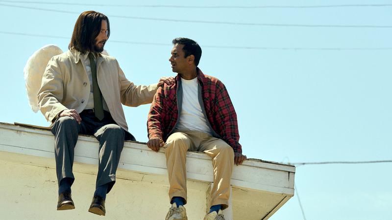 Gabriel and Arj on a roof