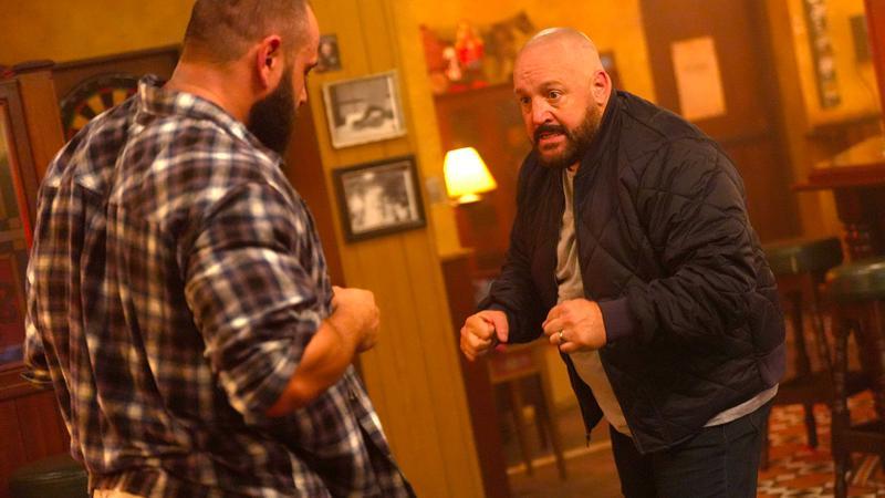 Kevin James fighting in Guns Up