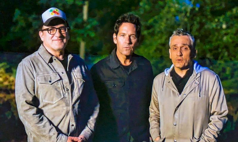 The Russo Brothers and Paul Rudd