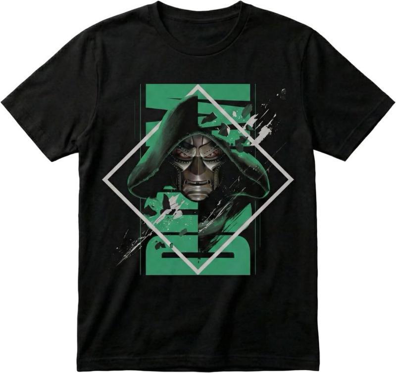 An Avengers: Doomsday Doctor Doom T-shirt.