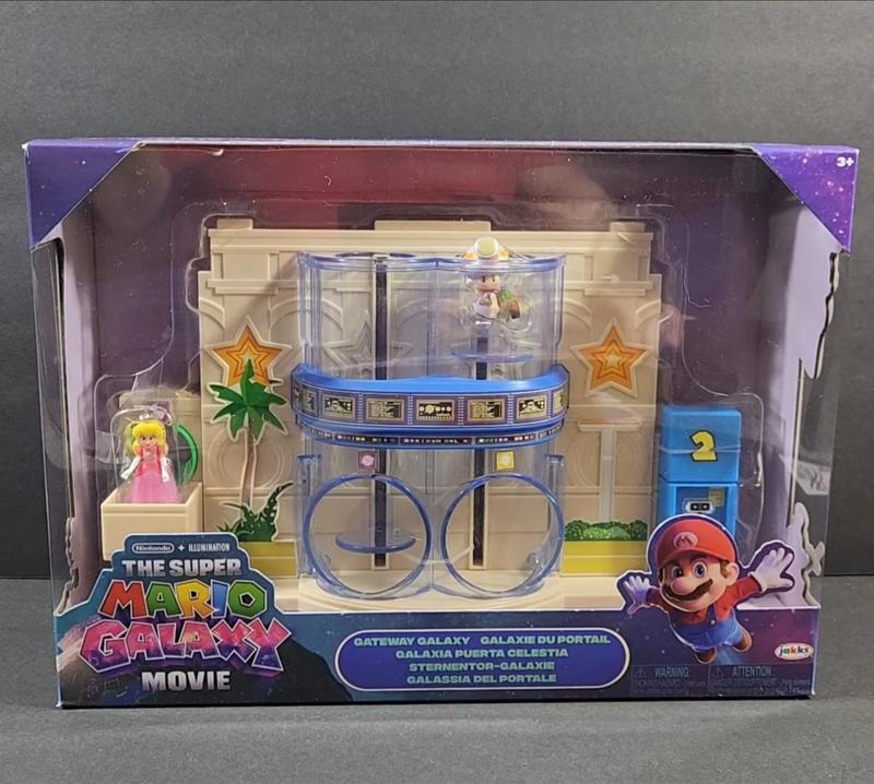 Mario Galaxy Movie Gateway Galaxy playset box.