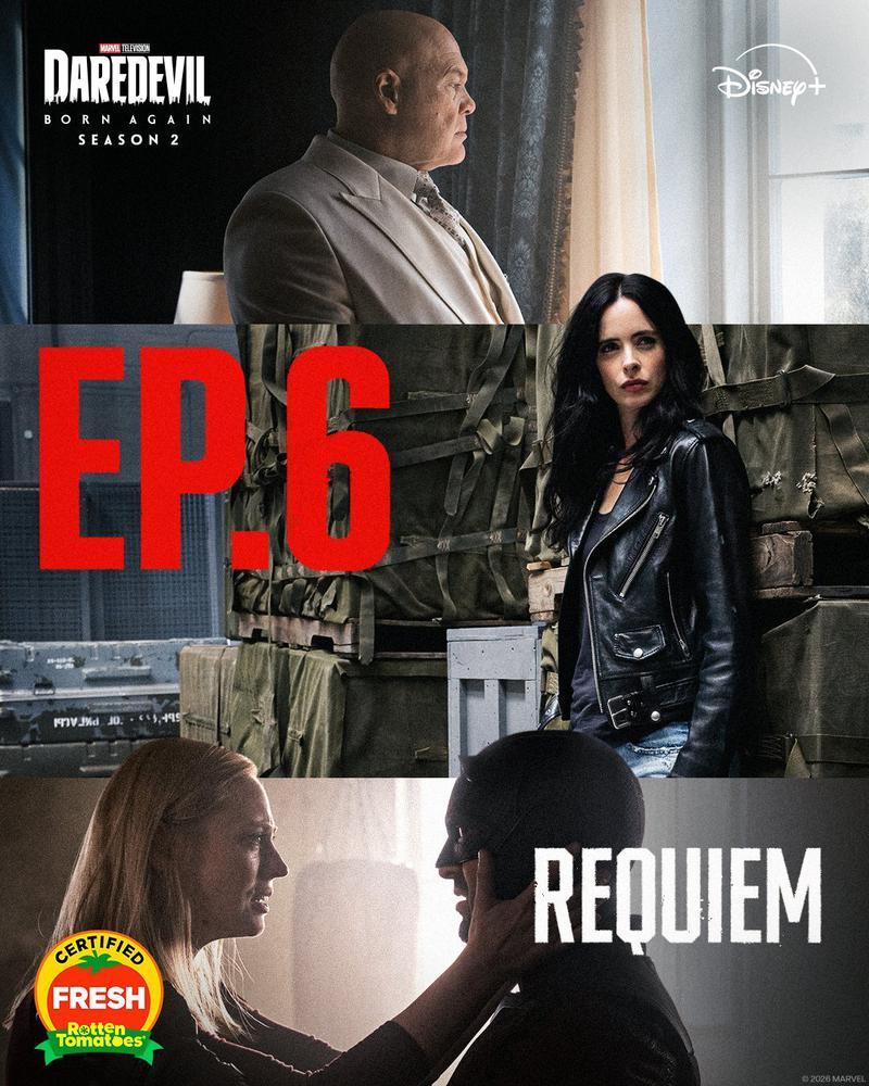 Wilson Fisk, Jessica Jones, Matt Murdock and Karen Page feature in Born Again Season 2 promotional photo.