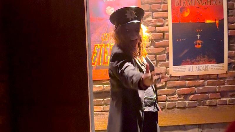 Ozzy Osbourne ahead of the Crazy Train in HHN.