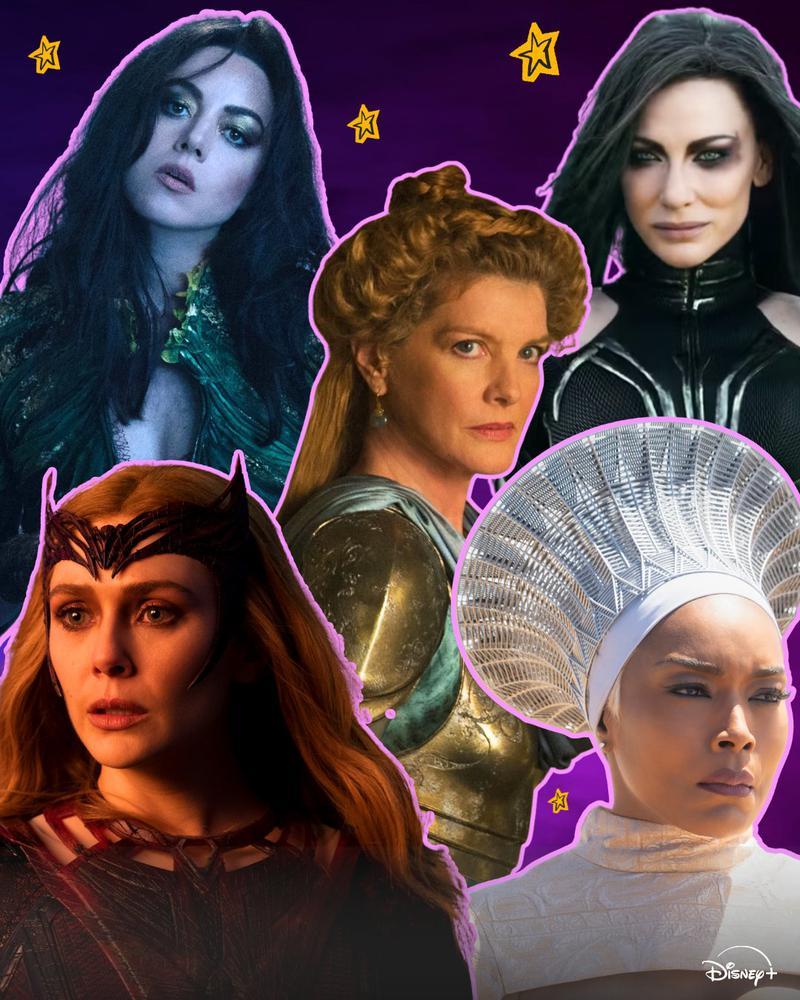 Marvel Studios reveals Frigga, Death, Ramonda, Hela and Wanda as MCU queens.