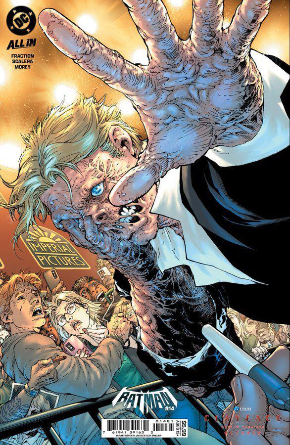 Clayface variant cover.