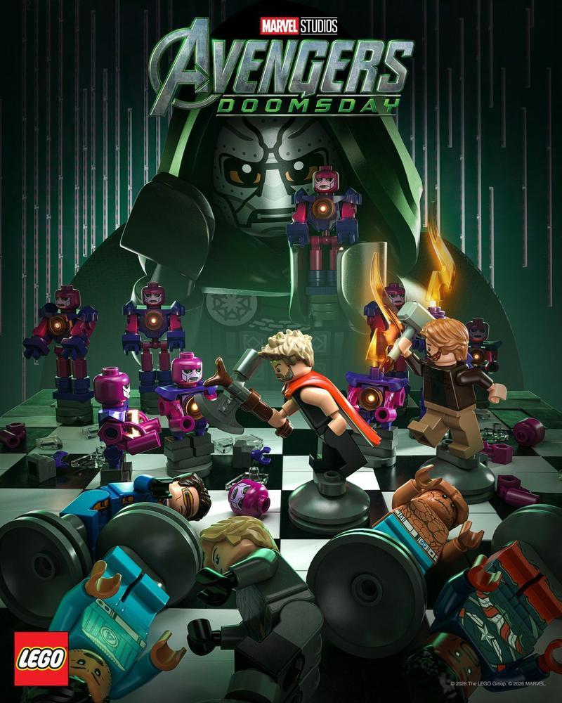 LEGO poster for 'Avengers: Doomsday.'